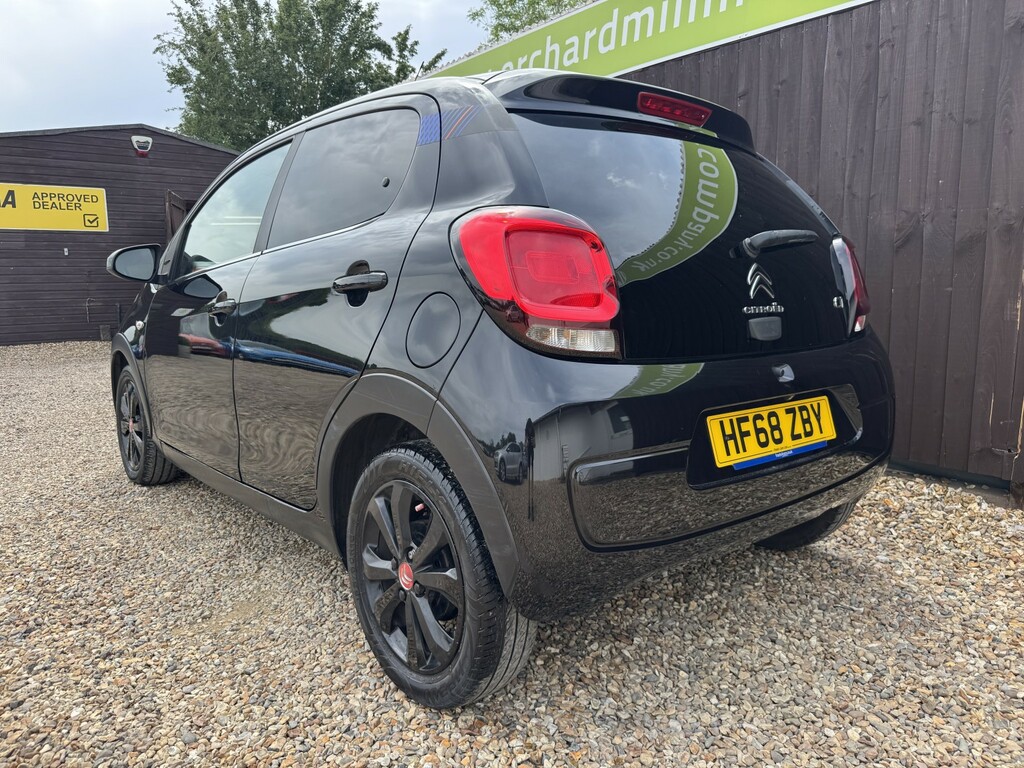 Citroen C1 Hatchback 1.0 Vti Urban Ride 2018 HF68ZBY Black #4
