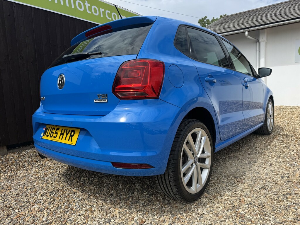 Volkswagen Polo Hatchback 1.2 Tsi Bluemotion Tech Sel 2015 WU65HYR Blue #6