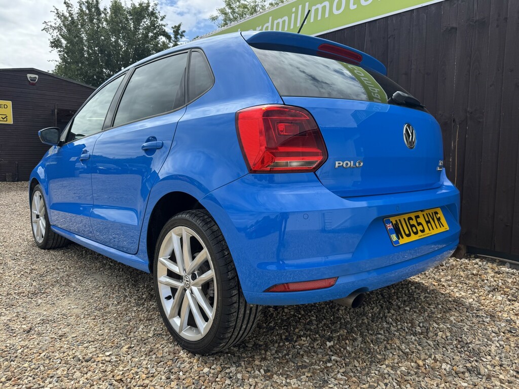 Volkswagen Polo Hatchback 1.2 Tsi Bluemotion Tech Sel 2015 WU65HYR Blue #4