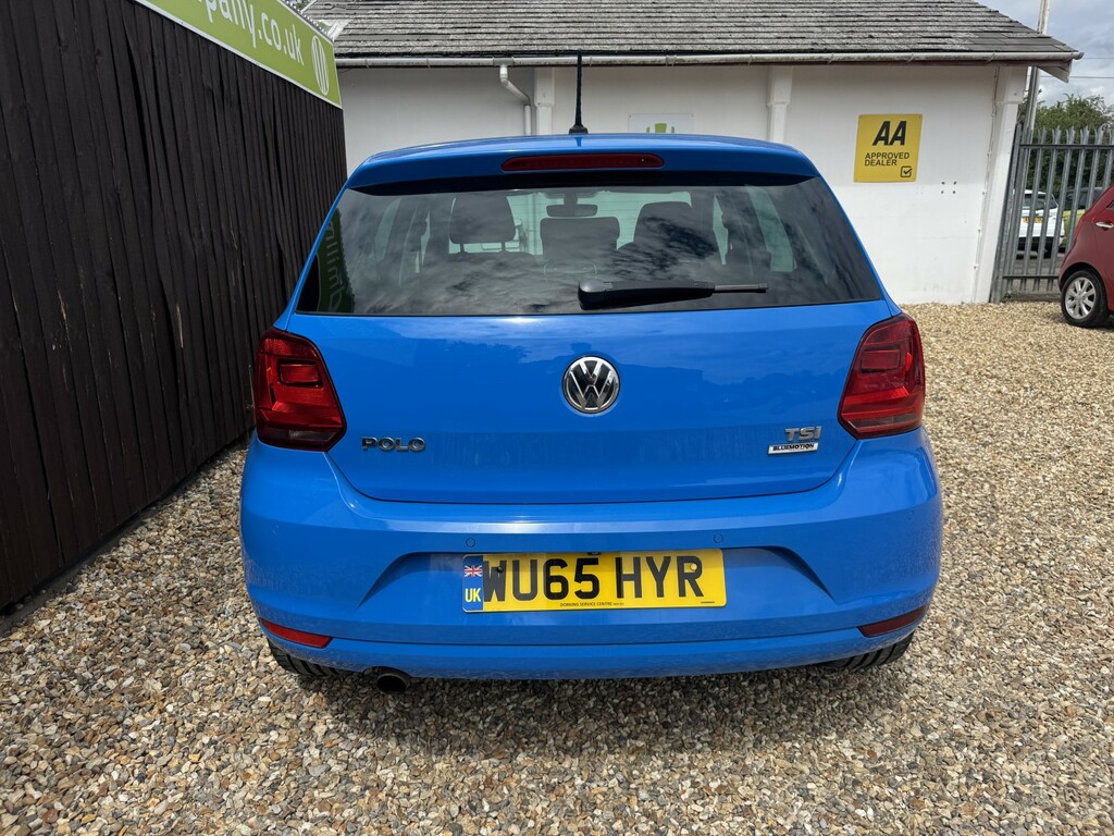 Volkswagen Polo Hatchback 1.2 Tsi Bluemotion Tech Sel 2015 WU65HYR Blue #5