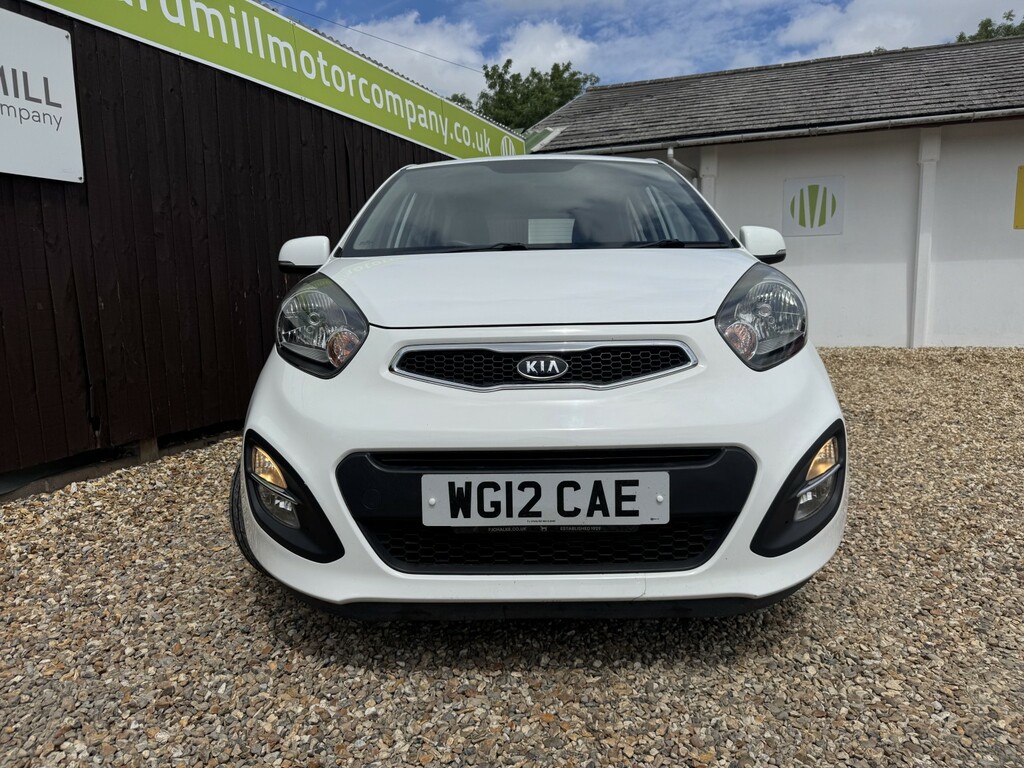 Kia Picanto Hatchback 1.3 Ecodynamics 2 2012 WG12CAE White #2