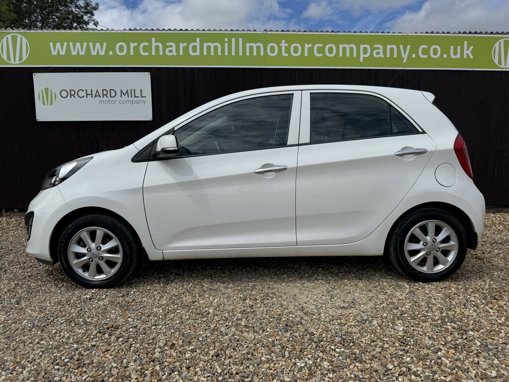 Kia Picanto Hatchback 1.3 Ecodynamics 2 2012 WG12CAE White #3