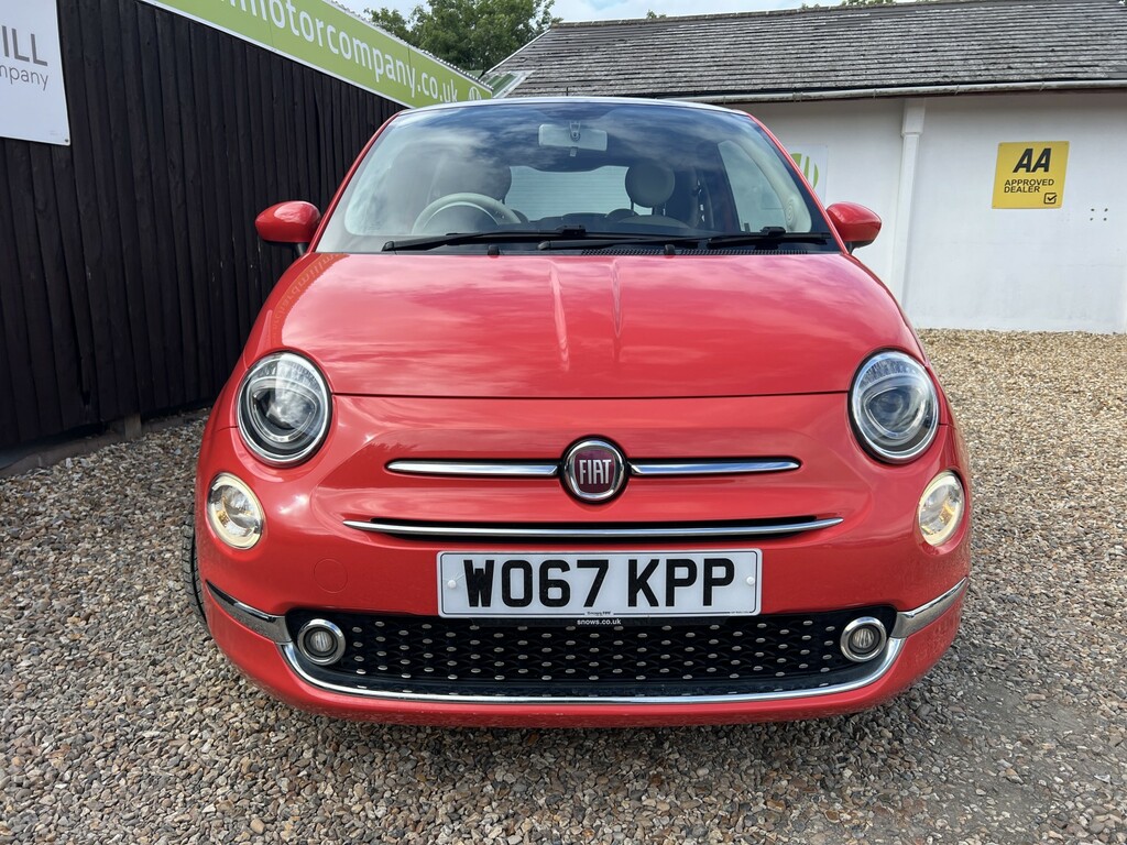 Fiat 500 Hatchback 1.2 500 E6b 1.2 69Hp Lounge 2018 WO67KPP Pink #2