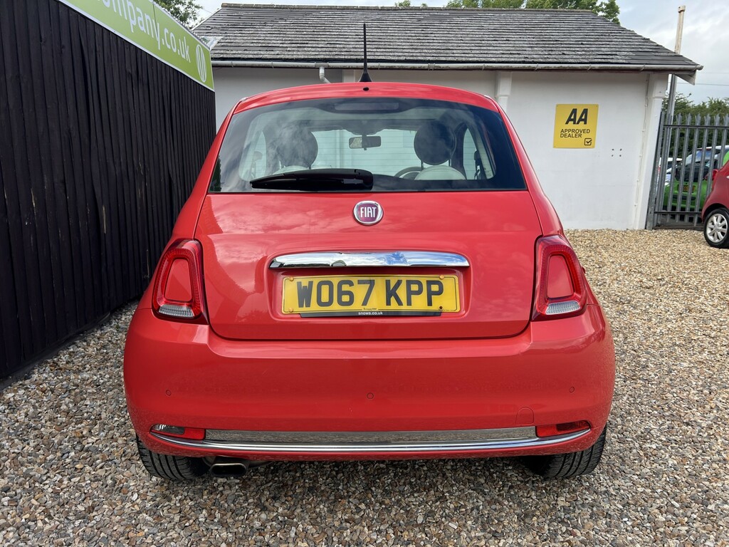 Fiat 500 Hatchback 1.2 500 E6b 1.2 69Hp Lounge 2018 WO67KPP Pink #5