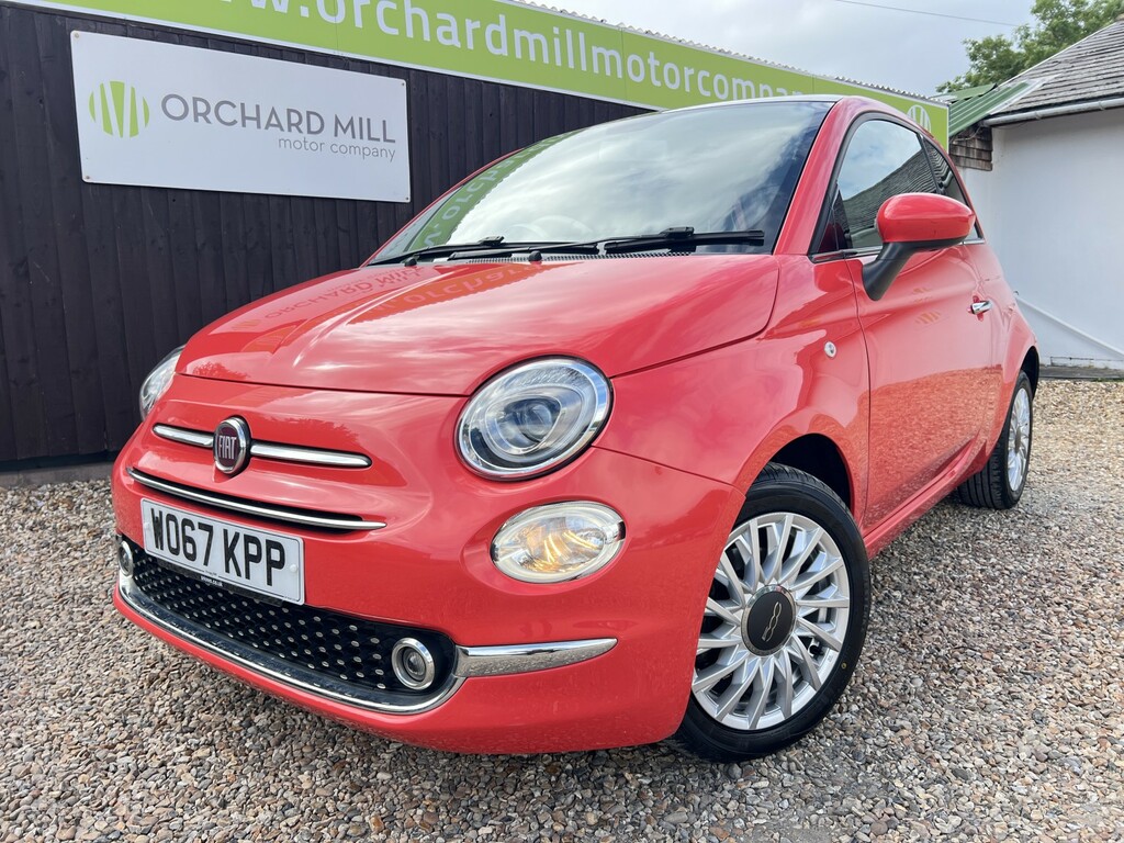 Fiat 500 Hatchback 1.2 500 E6b 1.2 69Hp Lounge 2018 WO67KPP Pink
