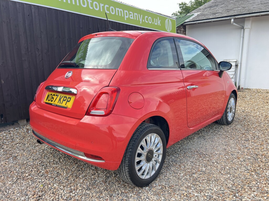 Fiat 500 Hatchback 1.2 500 E6b 1.2 69Hp Lounge 2018 WO67KPP Pink #6