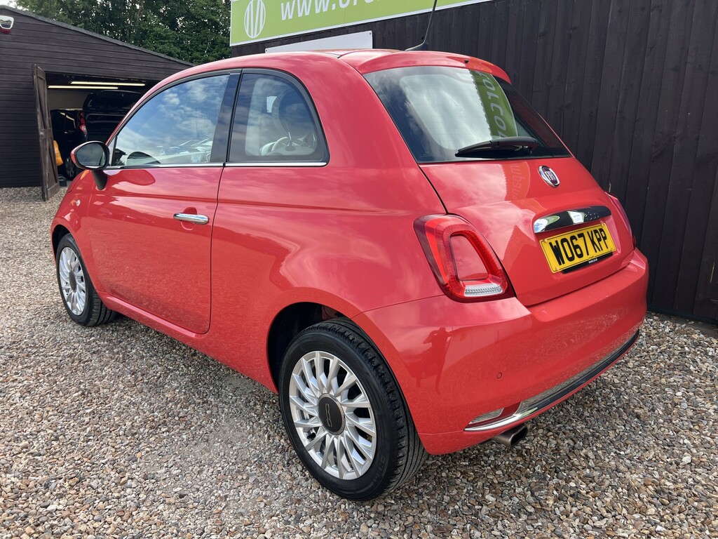 Fiat 500 Hatchback 1.2 500 E6b 1.2 69Hp Lounge 2018 WO67KPP Pink #4