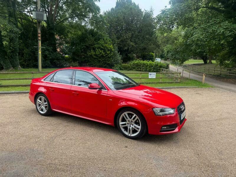 Audi A4 2.0 Tdi S Line Red #2