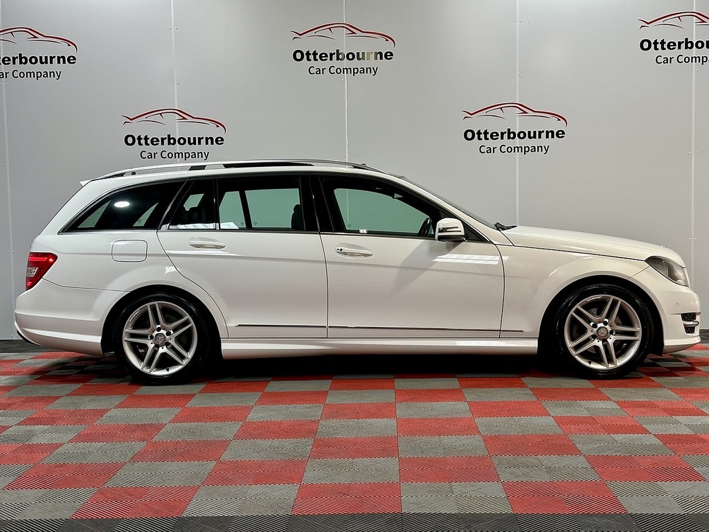 Mercedes-Benz C Class C250 Cdi Amg Sport Edition White #5