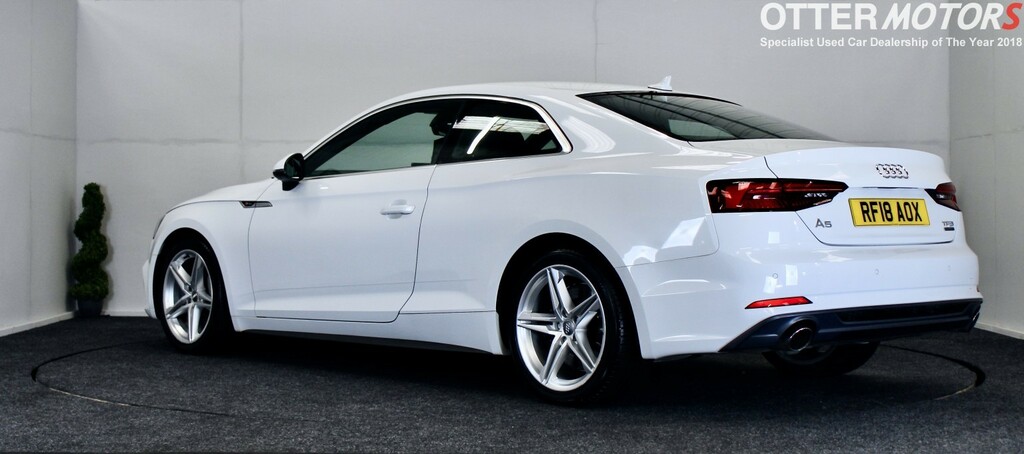 Audi A5 Coupe 2.0 Tfsi S Line S-tronic Quattro - Ulez Comp White #4