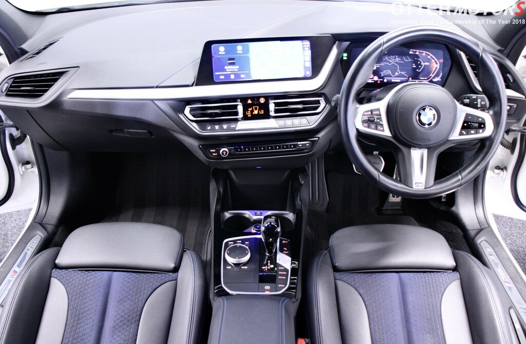 BMW 1 Series Hatchback 1.5 118I M-sport - Ulez Compliant WF71DWP White #2