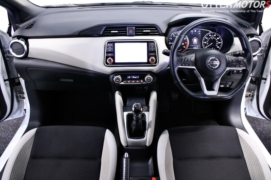 Nissan Micra 1.0 Dig-t Tekna White #2