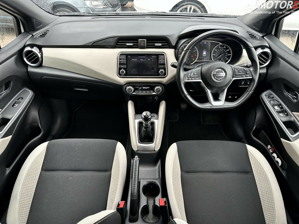 Nissan Micra Hatchback 1.0 Dig-t Tekna White #2