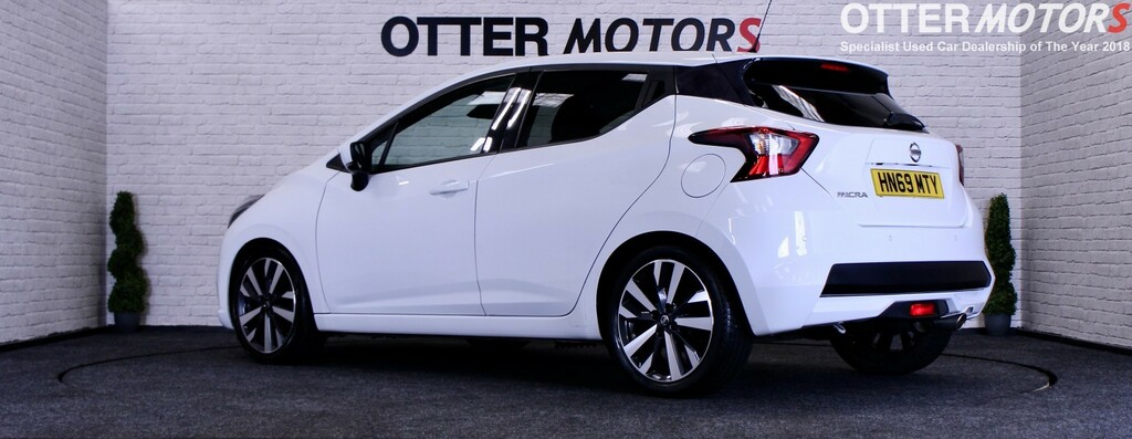 Nissan Micra 1.0 Dig-t Tekna White #4