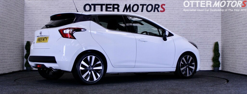 Nissan Micra 1.0 Dig-t Tekna White #6