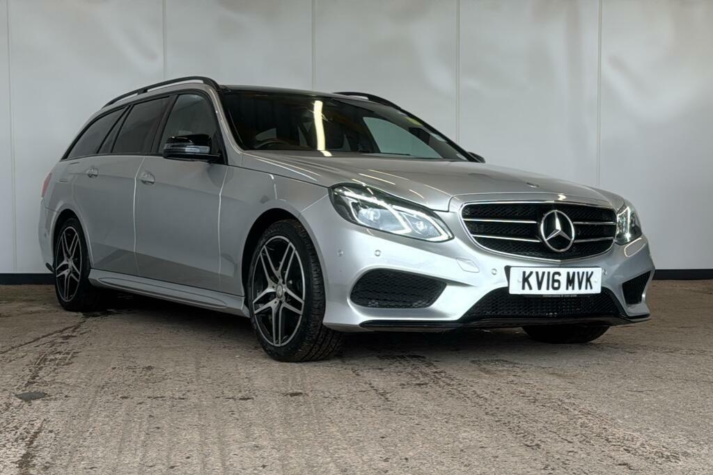 Mercedes-Benz E Class 3.0 E350 V6 Bluetec Amg Night Edition Premium Es Silver