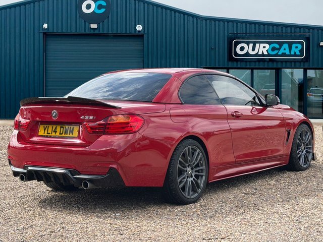 BMW 4 Series 2014 3.0 435I M Sport Convertible Red #3