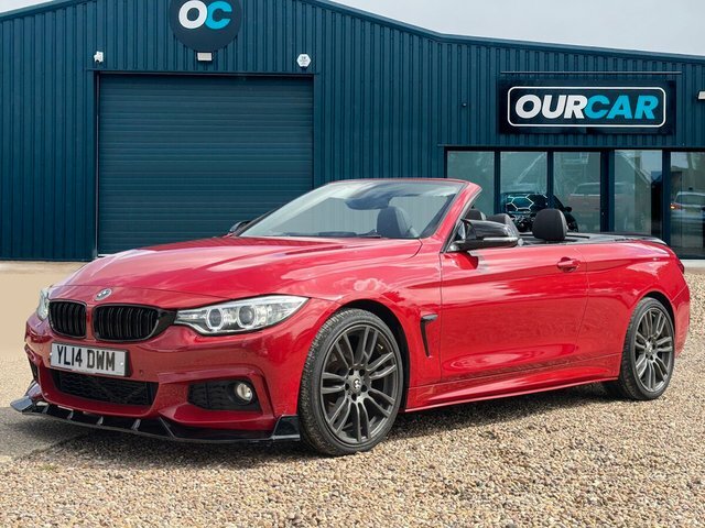 BMW 4 Series 2014 3.0 435I M Sport Convertible Red