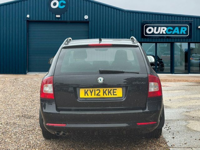 Skoda Octavia 2012 1.4 Tsi Elegance Estate Dsg Euro 5 Black #4