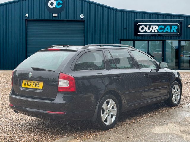 Skoda Octavia 2012 1.4 Tsi Elegance Estate Dsg Euro 5 Black #3