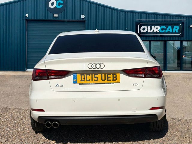 Audi A3 2015 2.0 Tdi Sport Saloon Euro 6 White #4