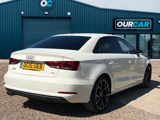 Audi A3 2015 2.0 Tdi Sport Saloon Euro 6 White #3