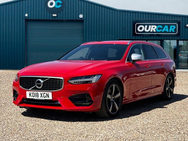 Volvo V90 2018 2.0 D5 Powerpulse R-design Estate Red