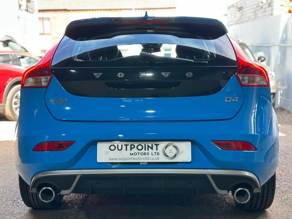 Volvo V40 Hatchback 2.0 D4 R-design Lux Nav Euro 6 Ss CU65PPO Blue #6