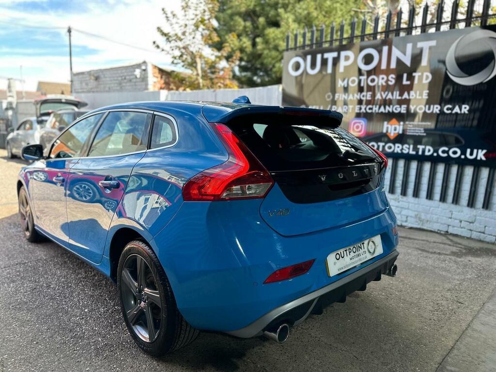 Volvo V40 Hatchback 2.0 D4 R-design Lux Nav Euro 6 Ss CU65PPO Blue #5