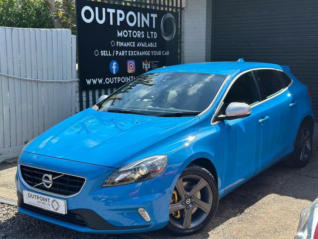 Volvo V40 Hatchback 2.0 D4 R-design Lux Nav Euro 6 Ss CU65PPO Blue #3