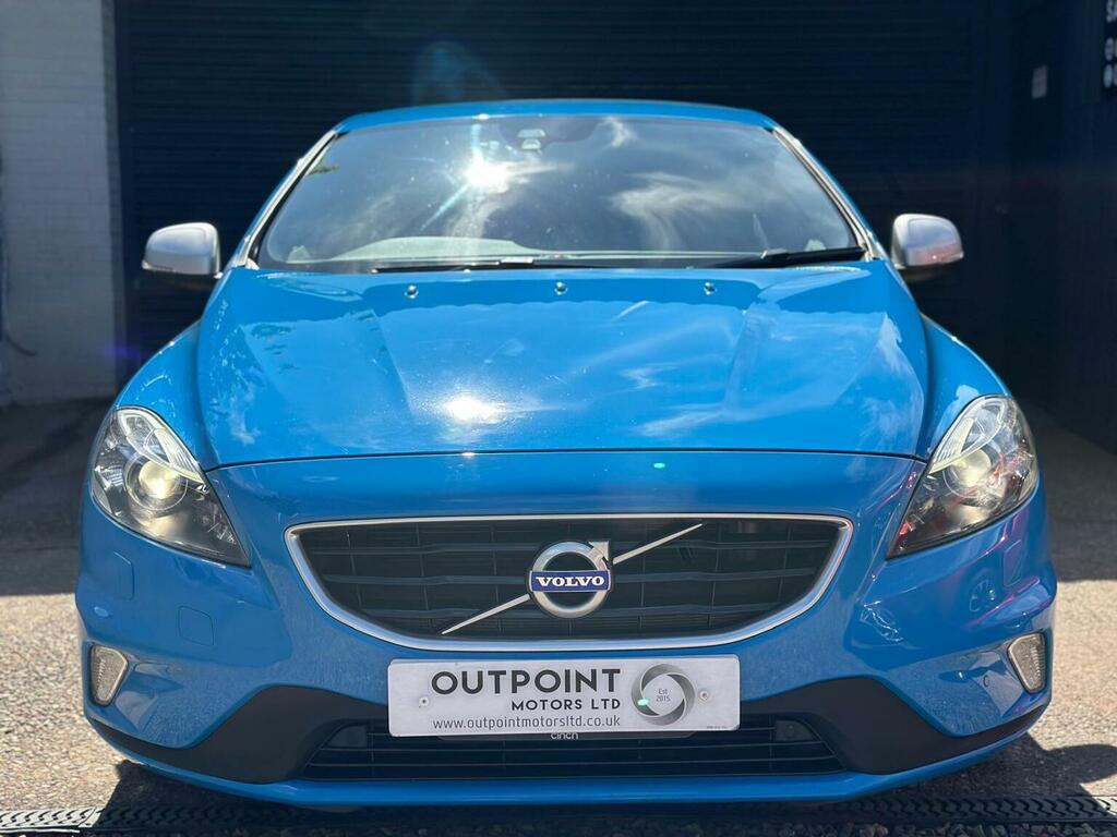 Volvo V40 Hatchback 2.0 D4 R-design Lux Nav Euro 6 Ss CU65PPO Blue #2