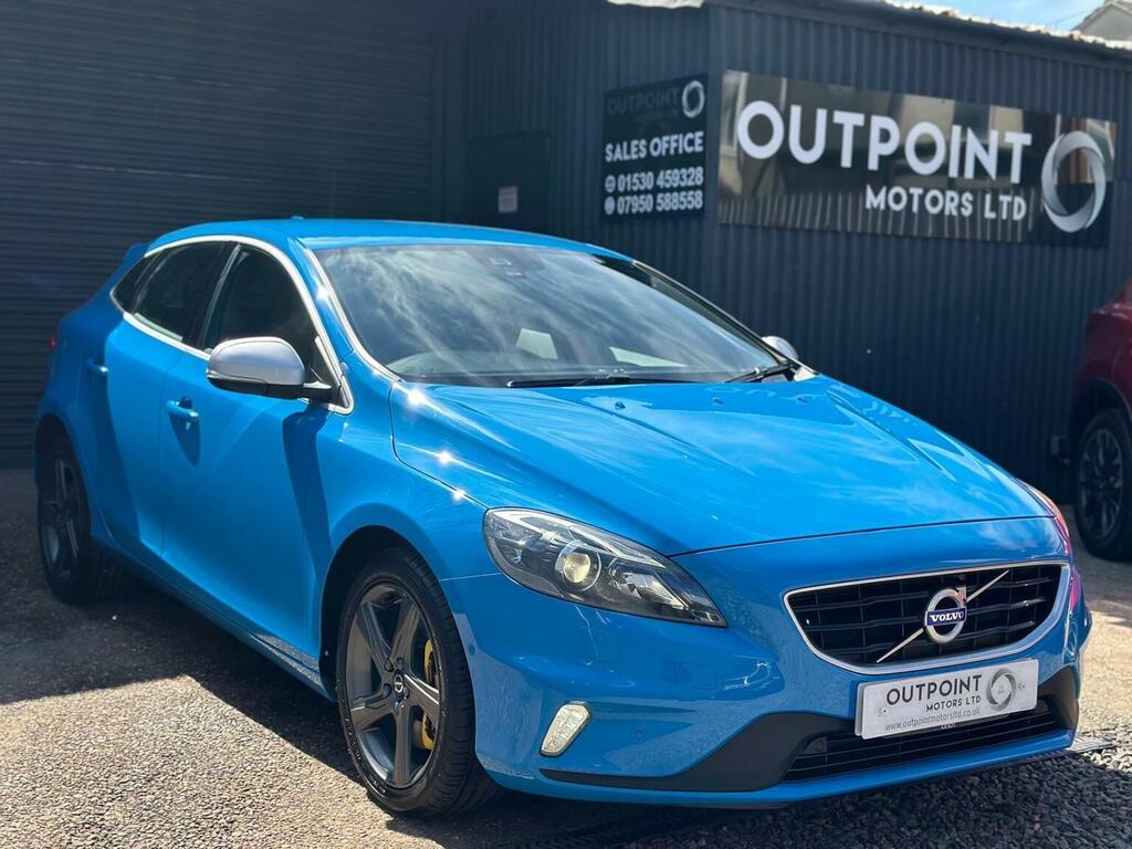 Volvo V40 Hatchback 2.0 D4 R-design Lux Nav Euro 6 Ss CU65PPO Blue #4