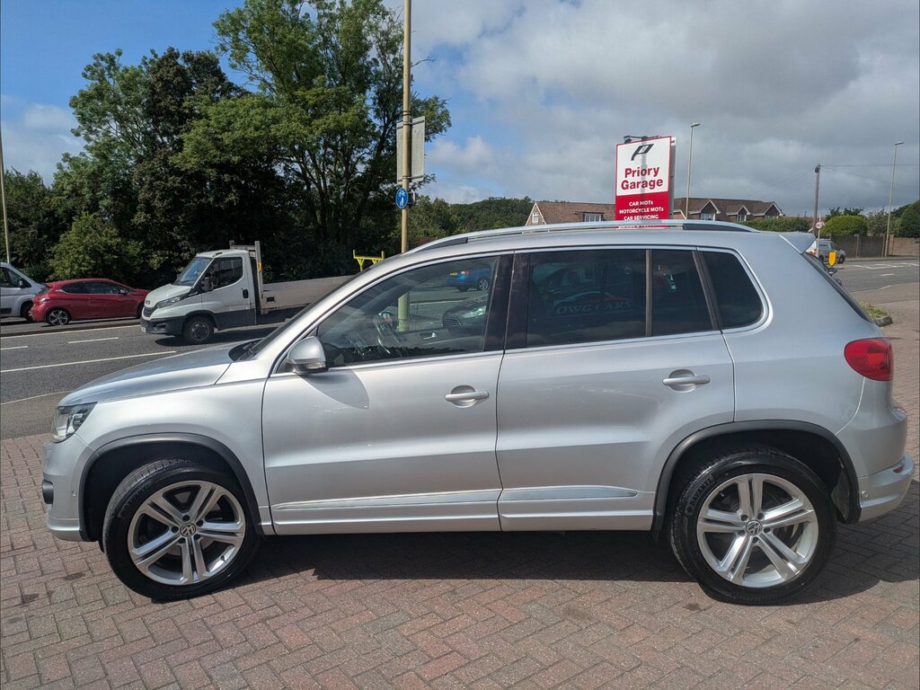 Volkswagen Tiguan 2.0 Tdi Bluemotion Tech R-line Suv Dsg CF63ODA Silver #4