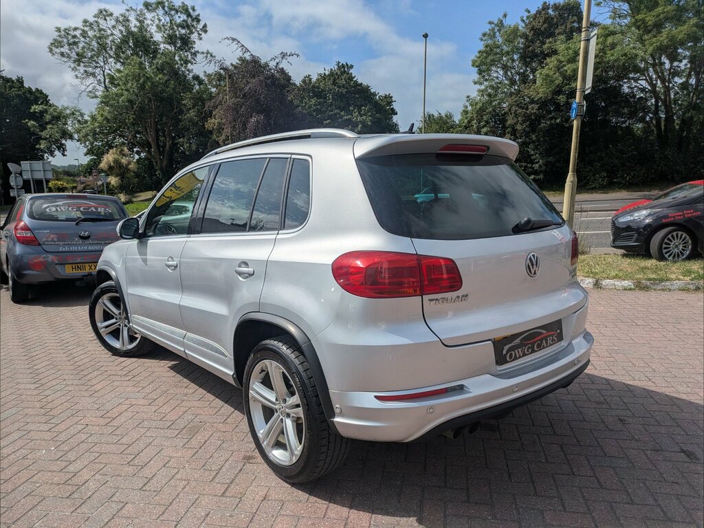 Volkswagen Tiguan 2.0 Tdi Bluemotion Tech R-line Suv Dsg CF63ODA Silver #5