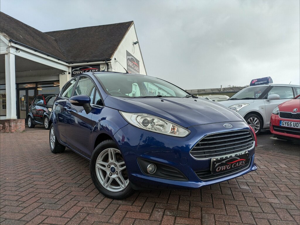 Ford Fiesta 1.0T Ecoboost Zetec Hatchback Eu Blue