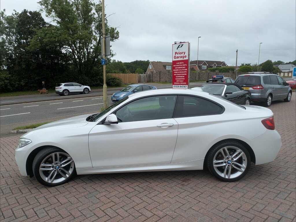 BMW 2 Series Gran Coupe 2.0 220I M Sport Coupe Euro 6 S White #4