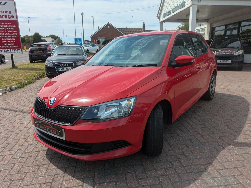 Skoda Fabia 1.0 S Hatchback Euro 6 Ss 60 Red #3