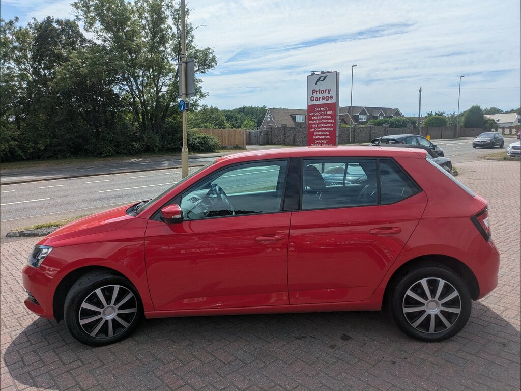 Skoda Fabia 1.0 S Hatchback Euro 6 Ss 60 Red #4