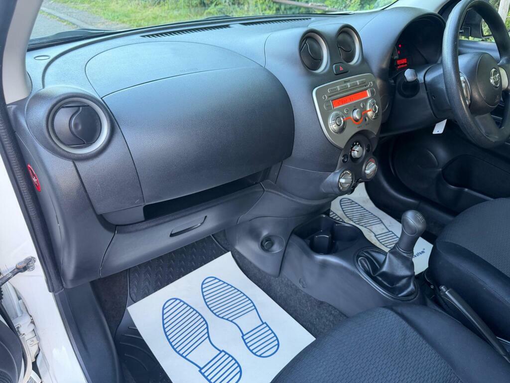 Nissan Micra 1.2 80Ps Acenta Hatchback White #20