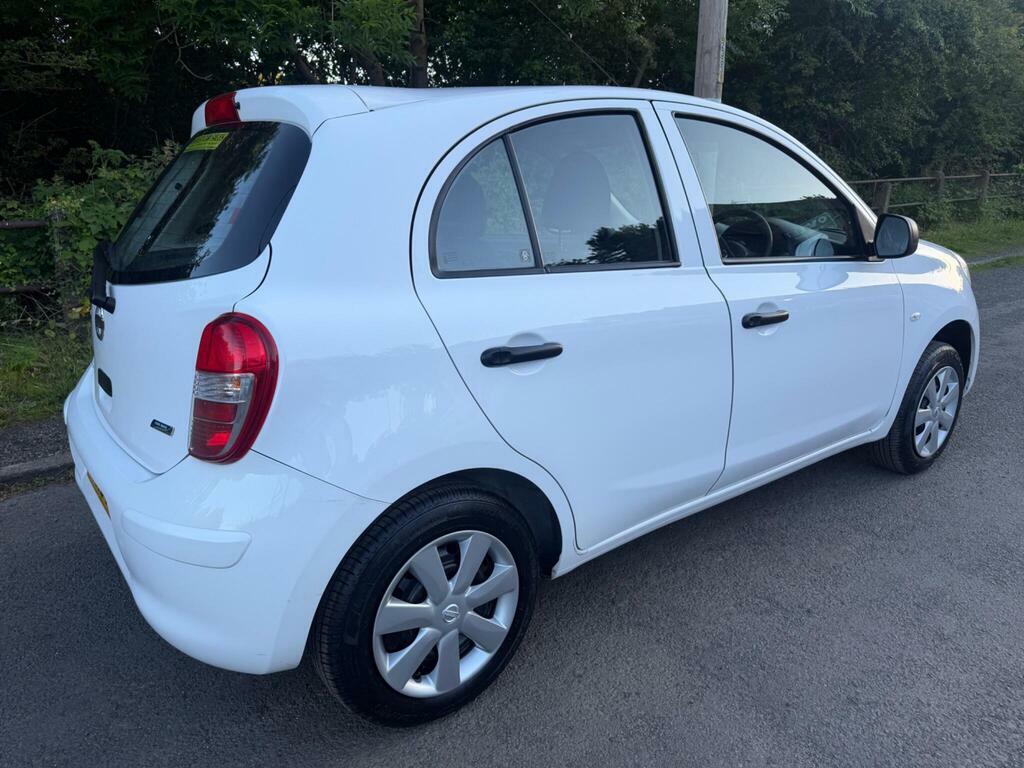 Nissan Micra 1.2 12V Visia Euro 5 White #3