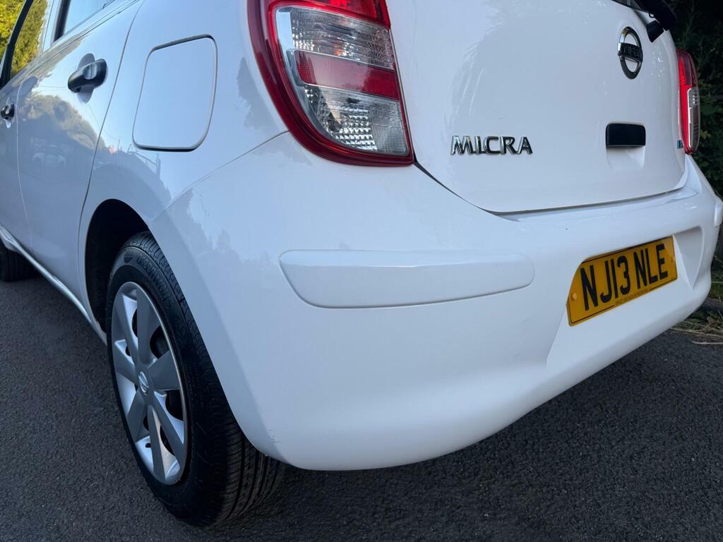 Nissan Micra 1.2 80Ps Acenta Hatchback White #12