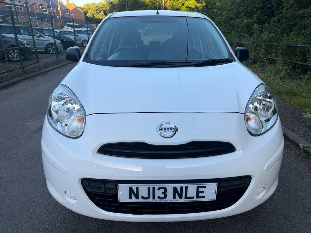 Nissan Micra 1.2 12V Visia Euro 5 White #6