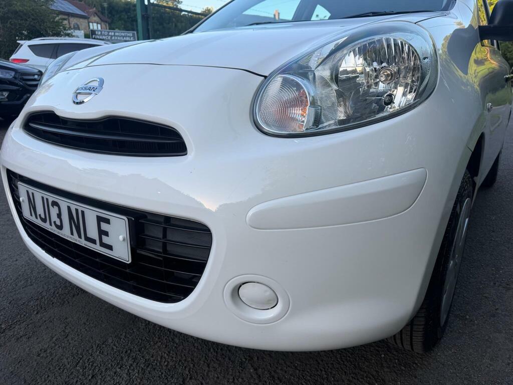 Nissan Micra 1.2 12V Visia Euro 5 White #5
