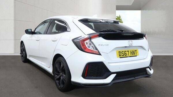 Honda Civic 1.0 Vtec Turbo Sr Euro 6 Ss White #4