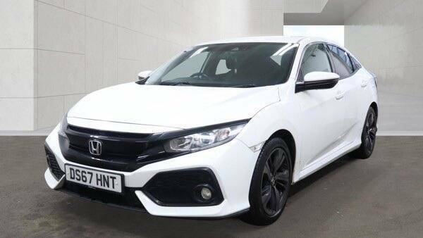 Honda Civic 1.0 Vtec Turbo Sr Euro 6 Ss White #2