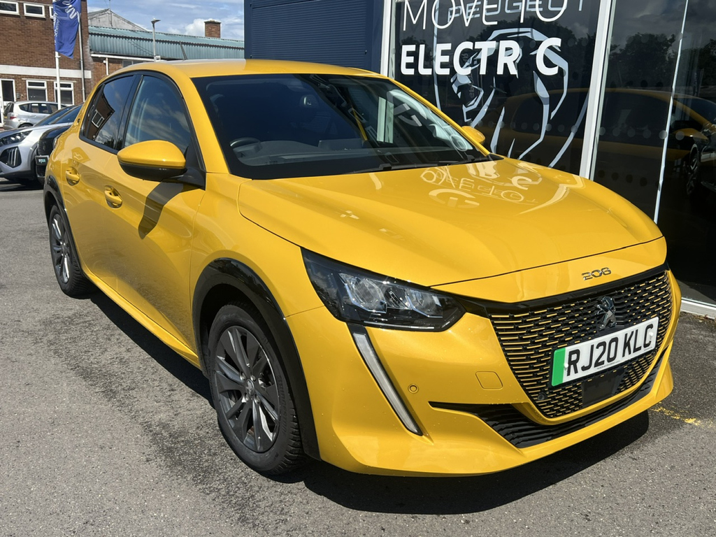 Peugeot e-208 100Kw Allure 50Kwh RJ20KLC Yellow #6