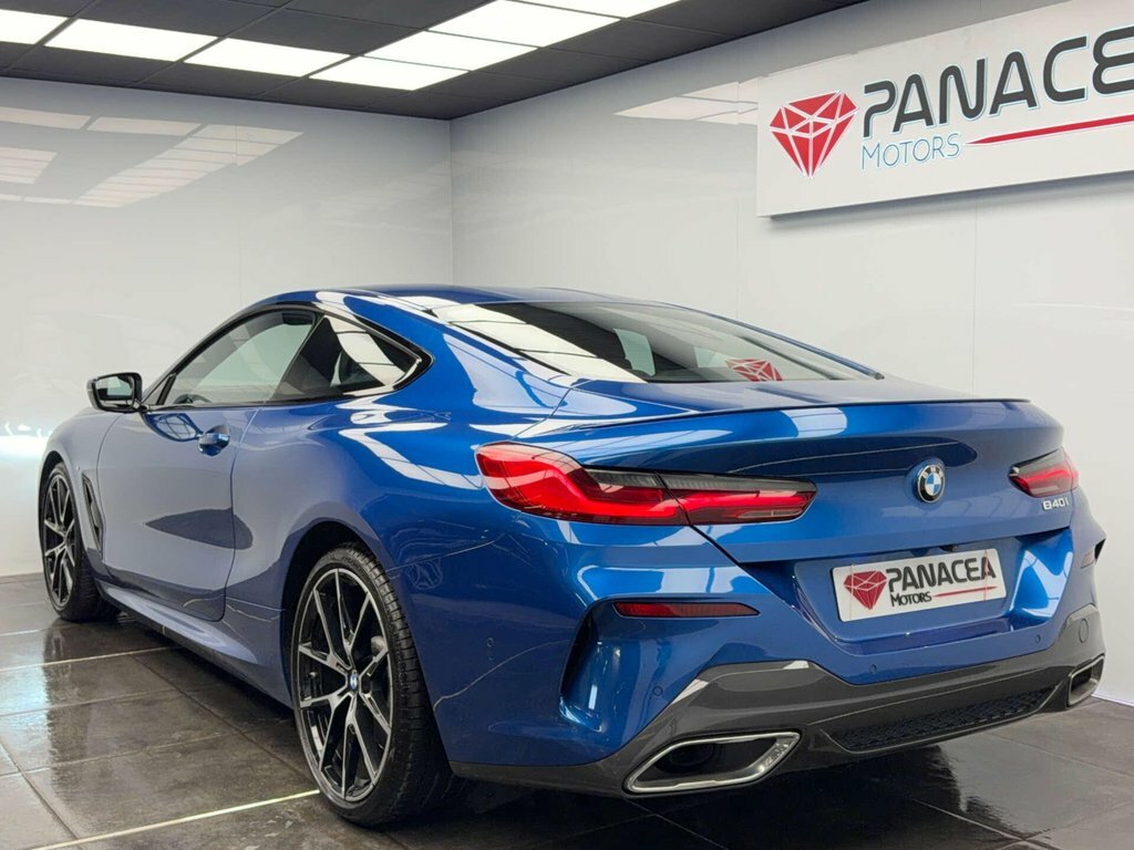 BMW 8 Series Coupe Blue #4