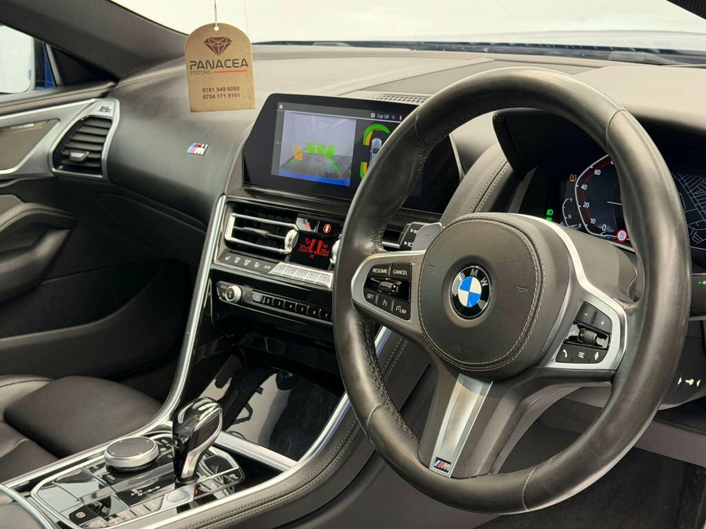 BMW 8 Series Coupe Blue #3