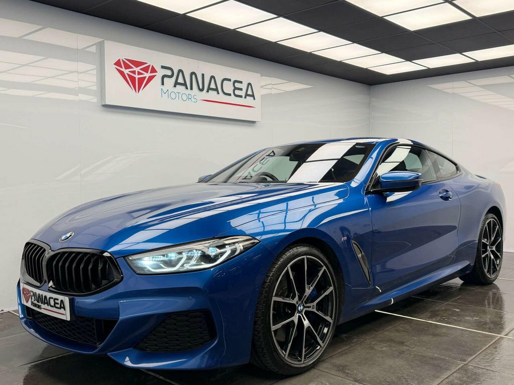 BMW 8 Series Coupe Blue #5