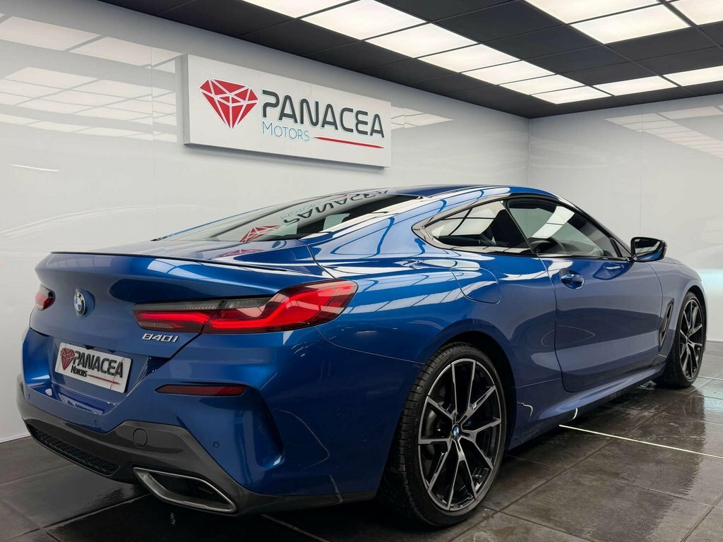 BMW 8 Series Coupe Blue #2